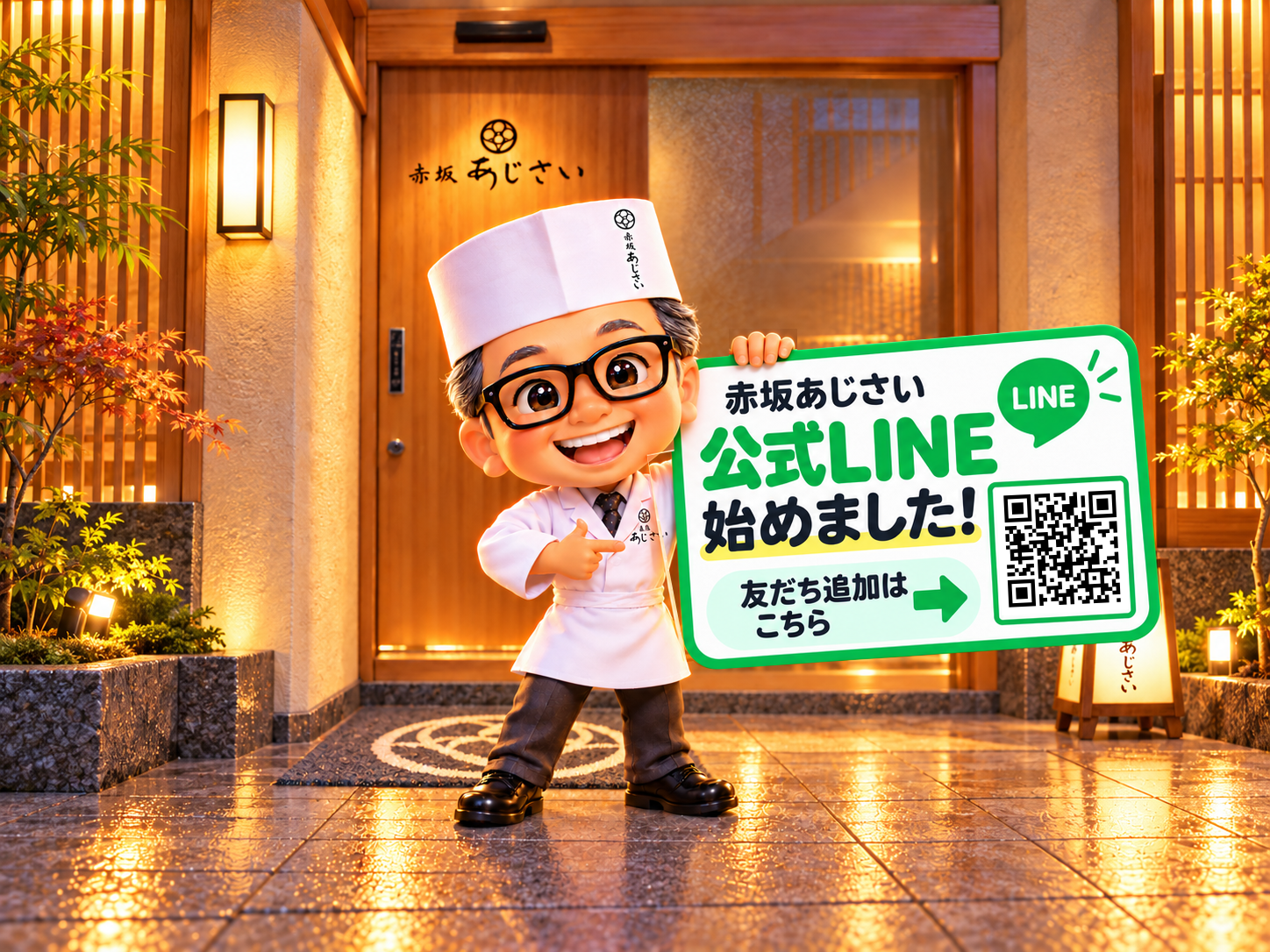 赤坂あじさい公式LINEを始めました｜限定メニューやお得な情報をお届けします